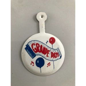 Vintage grande days accordion Tin Fold Over Metal Pin button pinback